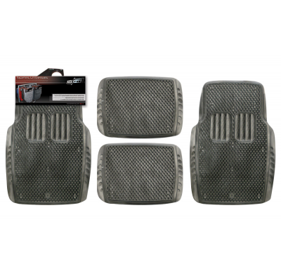 Jg Alfombras Goma Linextras Luxo 4 Pcs