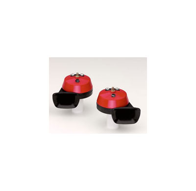 Jgo.bocina caracol 2 sonidos   12v.  Tapa roja