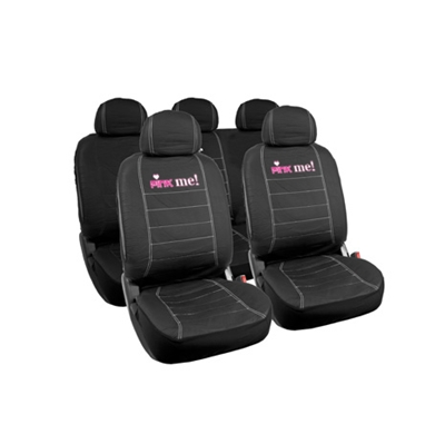 Jgo. Fundas Pink Me! Negro