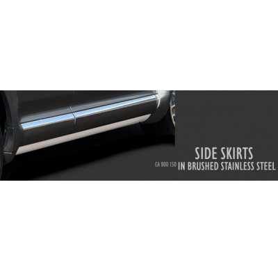 Juego De Faldones Laterales En Inox Cepillado Vw Touareg Caractere El Tiempo De Espera De Este Producto Puede Ser De 1-2 Semanas