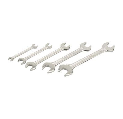 Juego De Llaves Fijas Con 2 Bocas Pulgadas 5pzs