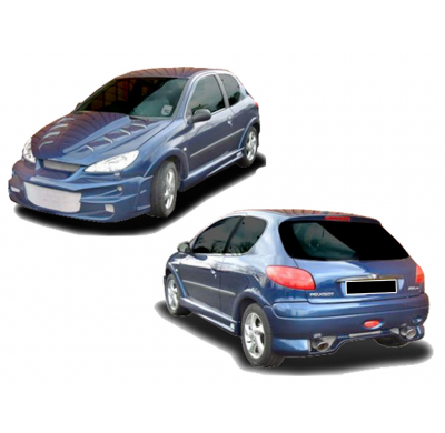 Kit Carroceria Peugeot 206 Badboy Wide