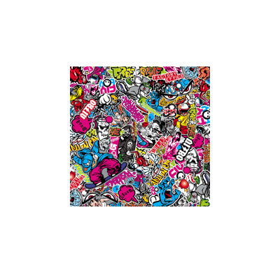 Lamina Adhesiva Graffiti Design 1 60 X 200cm