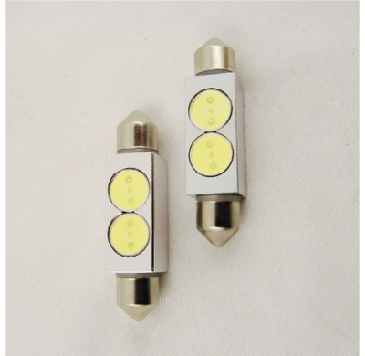 Lamparas T11 Blanco - 2 Leds Smd 42mm 12v