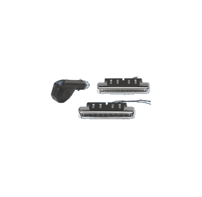 Led Luz Diurna Blanca 112x24mm + Control Remoto Pareja