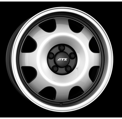 Llanta Ats Wheels Cup 7.0 X 15 Black & Polished Ats Wheels