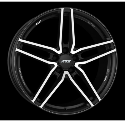 Llanta Ats Wheels Twinlight 10.0 X 20 Black/ Polished Ats Wheels