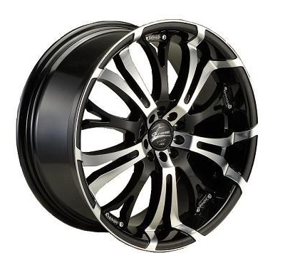 Llanta Barracuda Tzunamee Negro Brillo 9x18 4-5 Tornillos