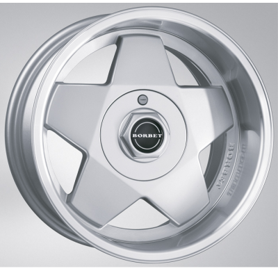 Llanta Borbet a 9 X 16 Silver Rim-Polished 4-5 Tornillos