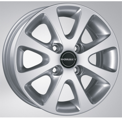 Llanta Borbet Bo 01 5,5 X 13 Crystal-Silver 4 Tornillos