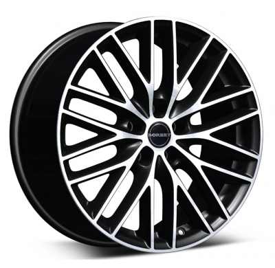 Llanta Borbet Bs 5 7,0 X 16 Negro Pulido Borbet Wheels
