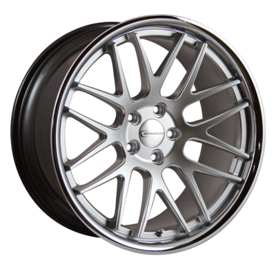 Llanta Emotion Wheels Concave Silver Inox 11x19 5 Tornillos