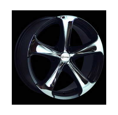 Llanta Emotion Wheels Face Mate Negro / Pulido 9 X 20 5 Tornillos