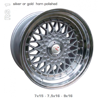 Llanta Emotion Wheels Rs1 Silver 7x15