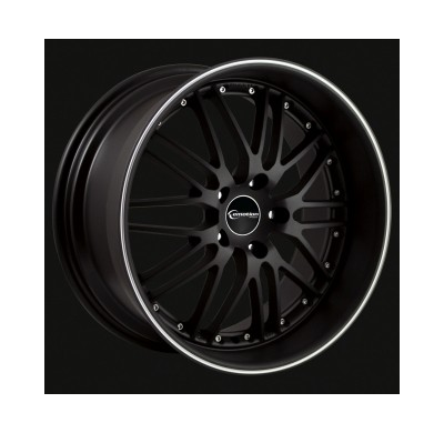 Llanta Emotion Wheels Wasabi Blackmatt 9,5 X 20 5 Tornillos Inox Lip