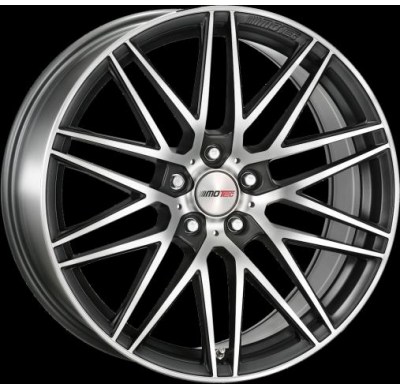 Llanta Motec Wheels Strike Metal Black Polish 8,0jx17" - Peso 9,4-9,8