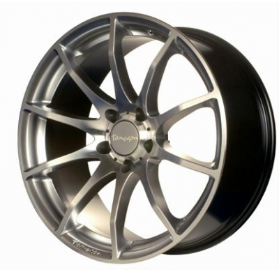 Llanta Tomason Tn1 8.5x19 5x108  Et40 Hyperblack Poliert