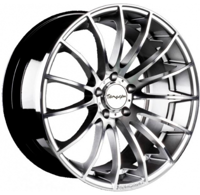 Llanta Tomason Tn9 Suv 10.0x22 5x120  Et20 Hyperblack Diamant Poliert