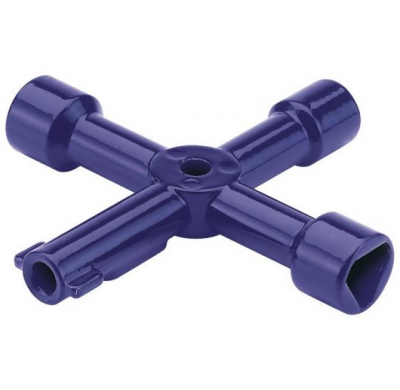 Llave 4 En 1 Para Amarios De Contadores De Agua / Luz Etc