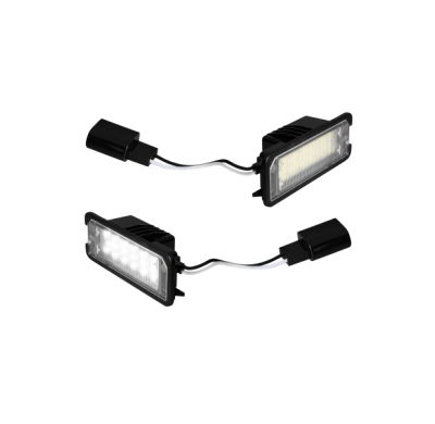 Luces De Matricula En Led Para Volkswagen Golf Iv, V, Scirocco, Uva.