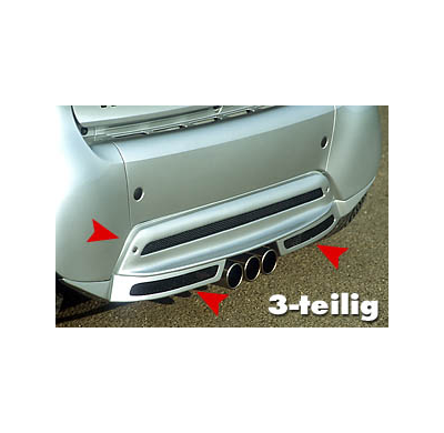 Lumma Añadido Paragolpes Trasero Para 3 Colas  Smart Race F1 Ford Two El Tiempo De Espera De Este Producto Puede Ser De 2 Semana