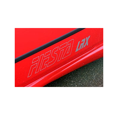 Lumma Adhesivos Laterales »Fiesta Lrx«, Silber  Ford Fiesta Lrx El Tiempo De Espera De Este Producto Puede Ser De 2 Semanas