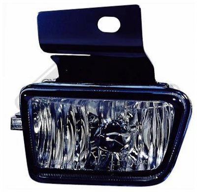 Luz Antiniebla Dch. Golf, 83-91 Cristal Claro/Negro