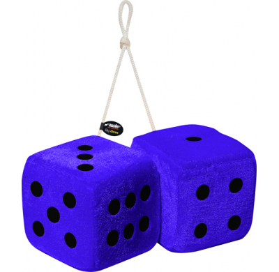 Microfibre Big Dices 10x10cm Blue Set/2pcs