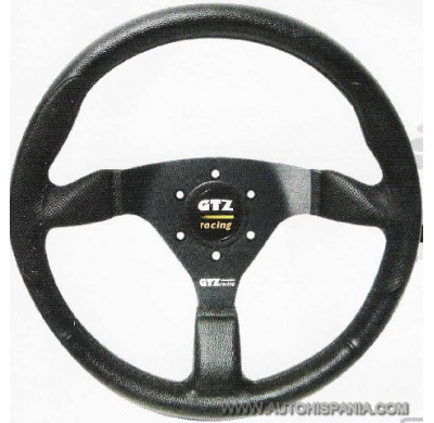 Munich Color Fibra Negro/Plata Diametro 350 - Gtz Volantes Deportivos Sport Y Tuning, Con Gran Variedad De Modelos Donde Sus Aca