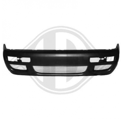 Parachoques Delantero Golf 3, 91-98; Sportlook;Pintable; Incl. Rejilla
