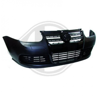 Parachoques Delantero Golf,97-03; R32 Look;Pintable; Parrilla Negra