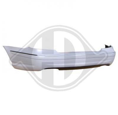 Parachoques Deportivo Trasero W211, 06-09; Pintable; Completo + Accesorios; No Pdc