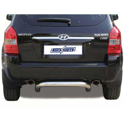 Paragolpes Acero Inoxidable 76mm Tras Hyundai Tucson