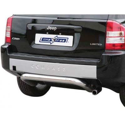 Paragolpes Acero Inoxidable 76mm Tras Jeep Compass