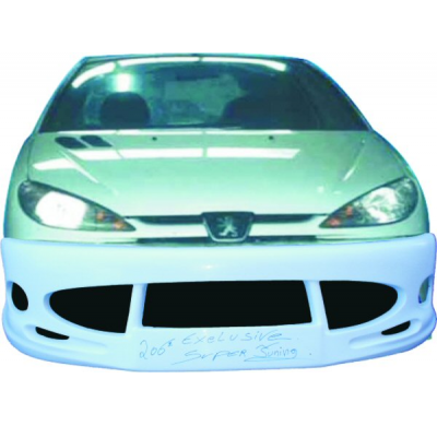 Paragolpes  Peugeot 206 Super Tuning Mod Delantero