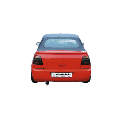 Paragolpes Trasero Abumper Clean Vw Golf Iii + Kenteke