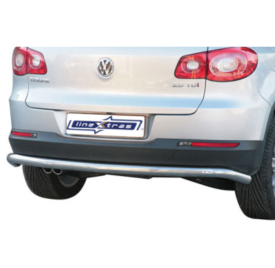 Paragolpes Trasero Acero Inoxidable 76mm Vw Tiguan