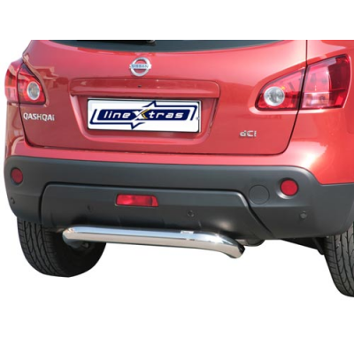 Paragolpes Trasero Acero Inoxidable Nissan Quashqai