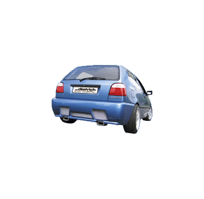 Paragolpes Trasero Gtr Abumper Vw Golf Iii