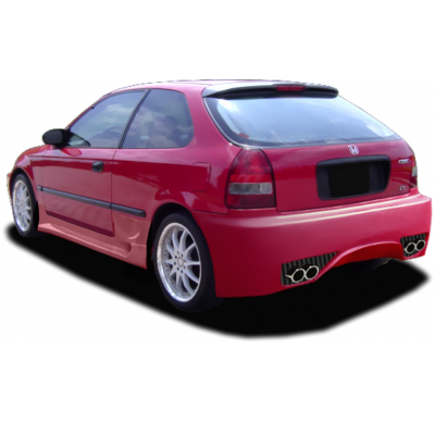 Paragolpes Trasero Honda Civic 98 Hatchback Silver