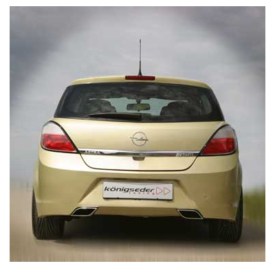 Paragolpes Trasero-Opel Astra H