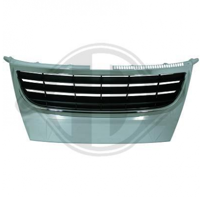 Parrilla Jom Premium, Vw Touran 2 12/06-09, Badgeless, Black/Chrome
