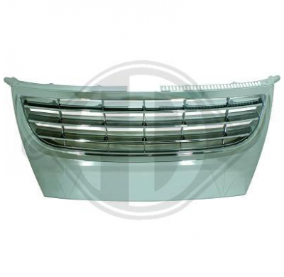 Parrilla Jom, Vw Touran 2 12/06-09, Badgeless, Chrome