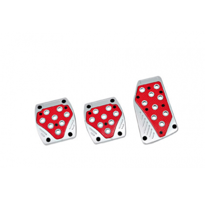 Pedales Alu - Cover Rojo<br>universal