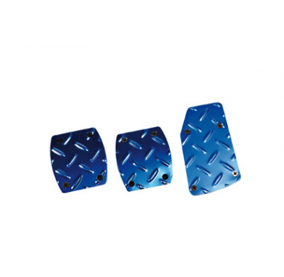 Pedales Alu Riffelblech Azul<br>universal