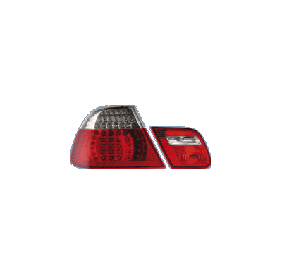 Pilotos Led Al Bm 3 E46 2drs 99-02 Led Red/Clea