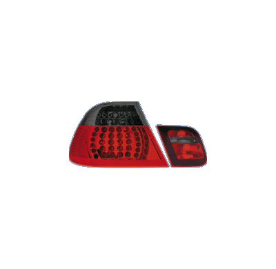 Pilotos Led Al Bm 3 E46 4drs 98-02 Led Red/Smok