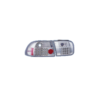 Pilotos Led Al Ho Civic 2/4drs 92-95 Led Chrome