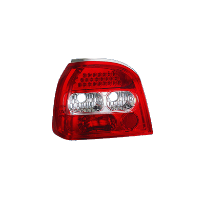 Pilotos Led Al Vw Golf Iii 92-97 Led Red/Clear