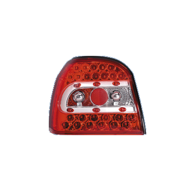 Pilotos Led Al Vw Golf Iii 92-97 Led Red/Clear